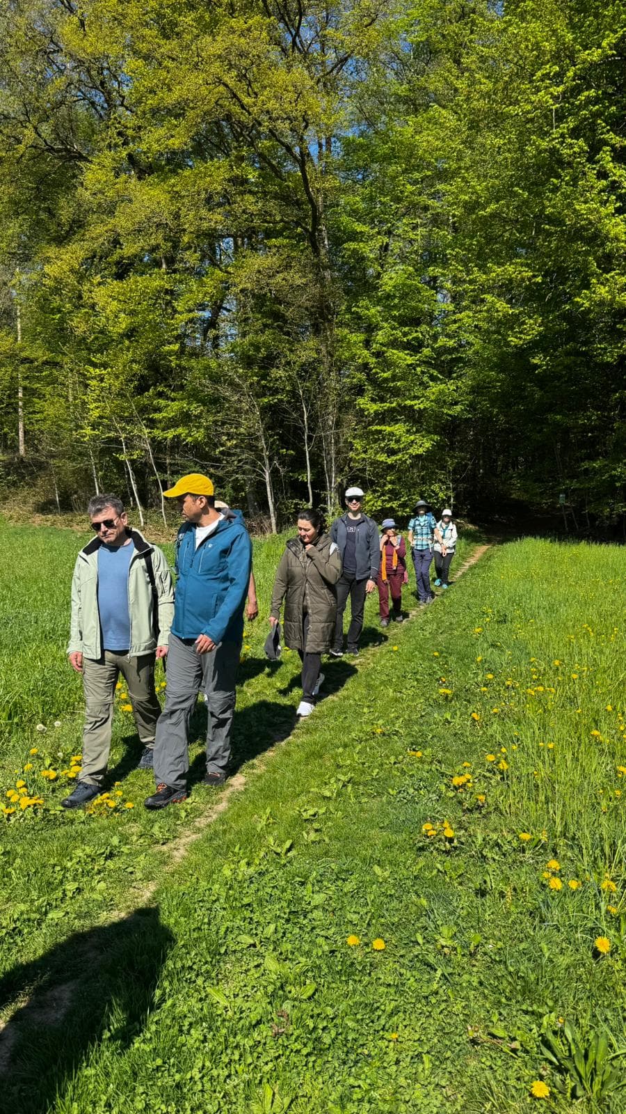 Pilgerweg - Wanderung in der Natur