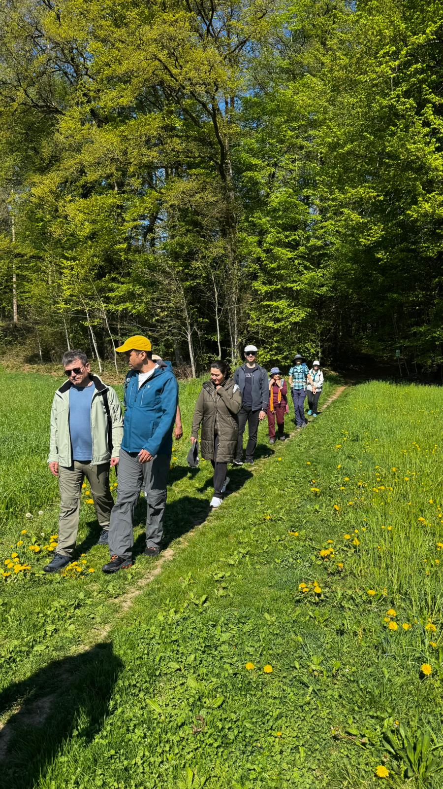 Pilgerweg - Wanderung in der Natur